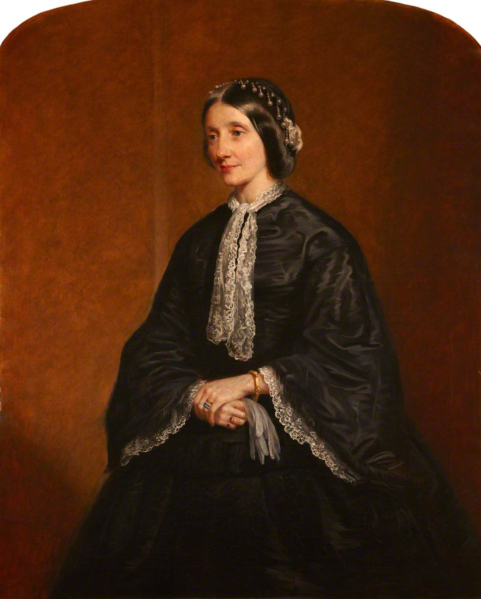 Edwin Long_1829-1891_The Honourable Harriet Margaret Maxwell, Viscountess Bangor.jpg